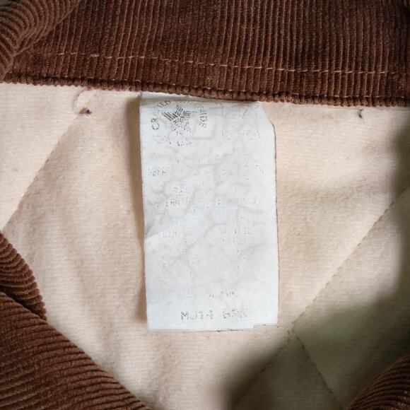 Muleskin By Carhartt Workwear Jacket Beige Men's Size M 100% Cotton Canvas - Picture 10 of 15